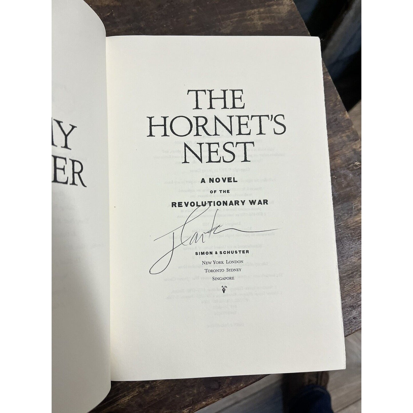 Jimmy Carter SIGNED "The Hornet's Nest" Hardcover Book Autographed