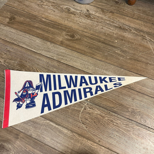 MILWAUKEE ADMIRALS HOCKEY FULL SIZE  30" PENNANT NHL WISCONSIN