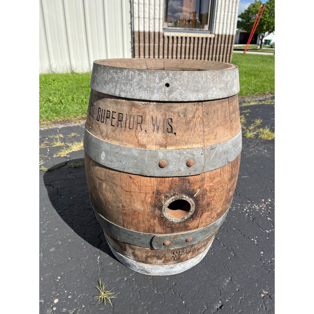 Original Northern Brewing Co. Superior Wisconsin Wooden Beer Keg Quarter Barrel