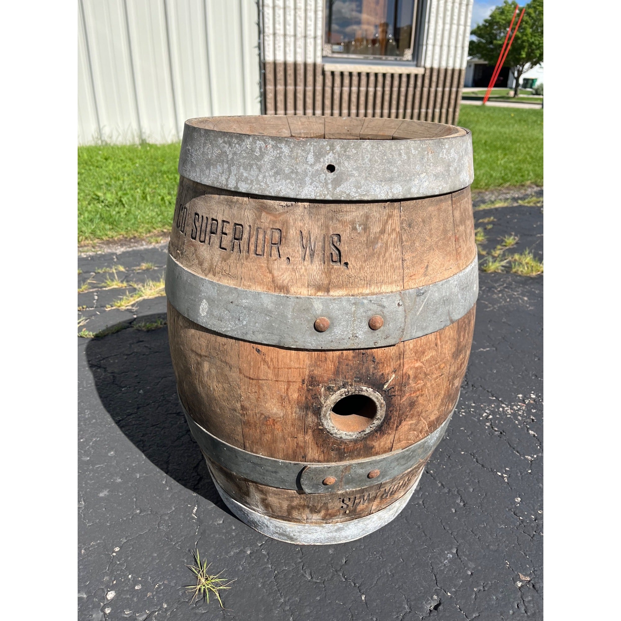 Original Northern Brewing Co. Superior Wisconsin Wooden Beer Keg Quarter Barrel
