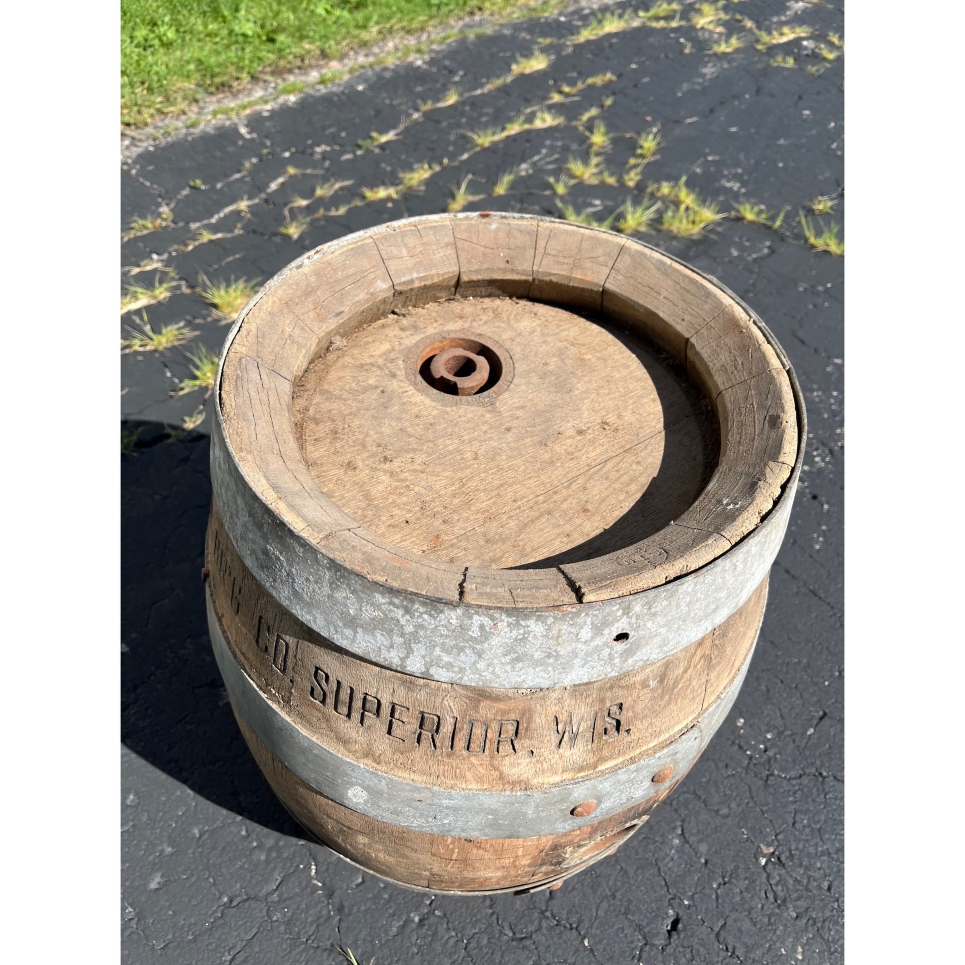 Original Northern Brewing Co. Superior Wisconsin Wooden Beer Keg Quarter Barrel