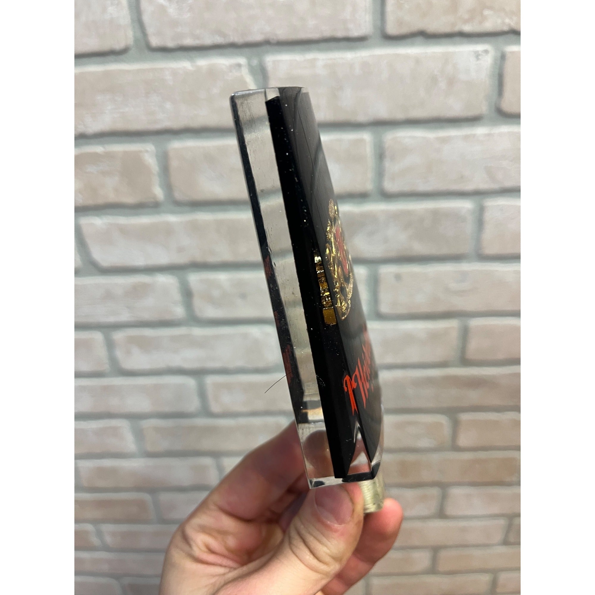 Vintage Heidelberg Beer Acrylic Black Tap Knob Handle Tacoma Washington WA