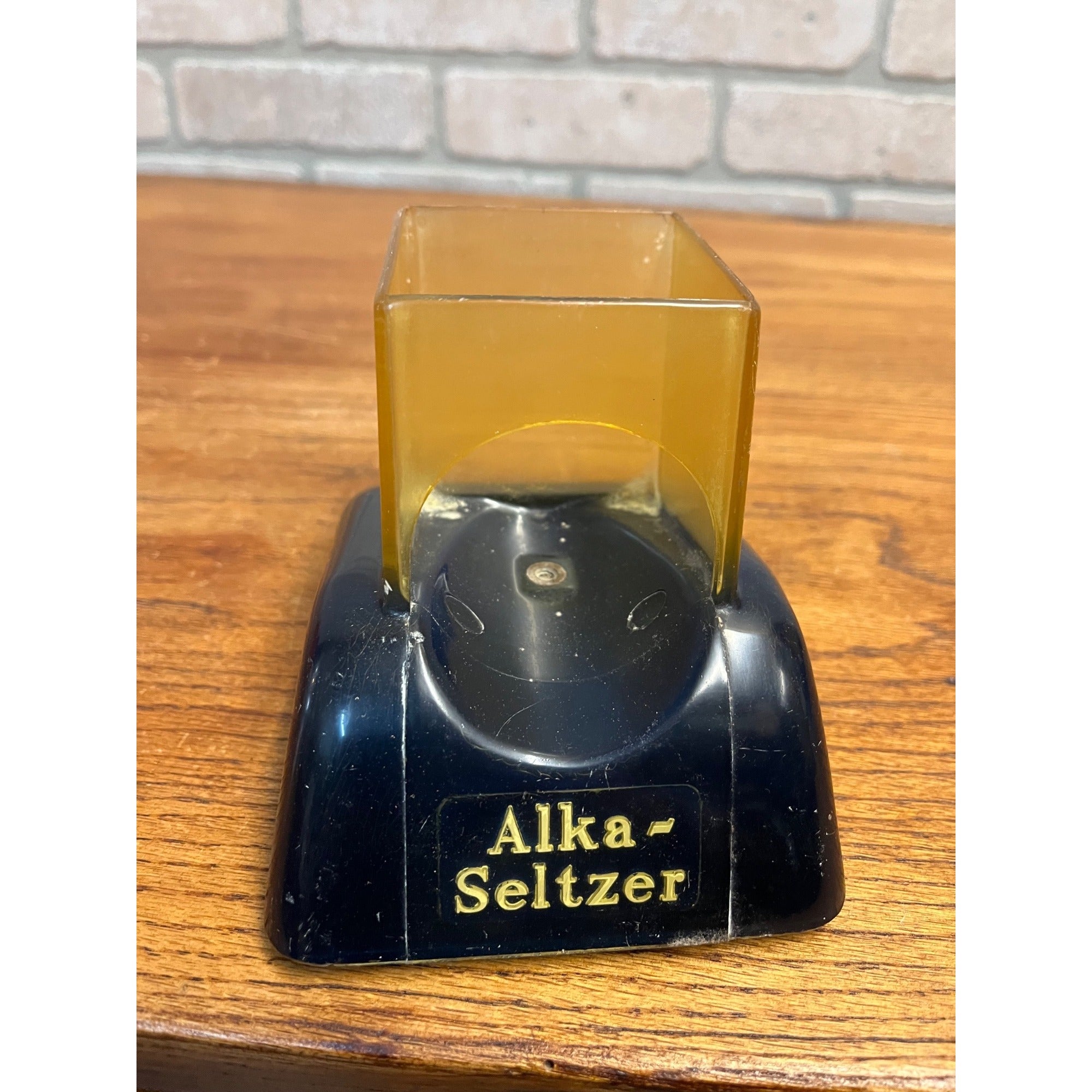 Vintage Alka-Seltzer Store Display Dispenser Advertising Pharmaceutical Drug Store