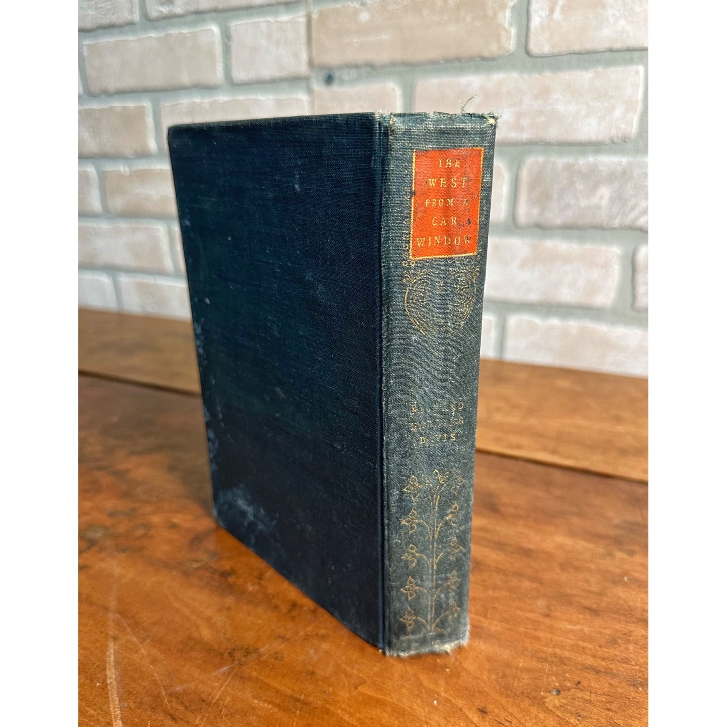 1903 The West from a Car Window by Richard Harding Davis Antique Book