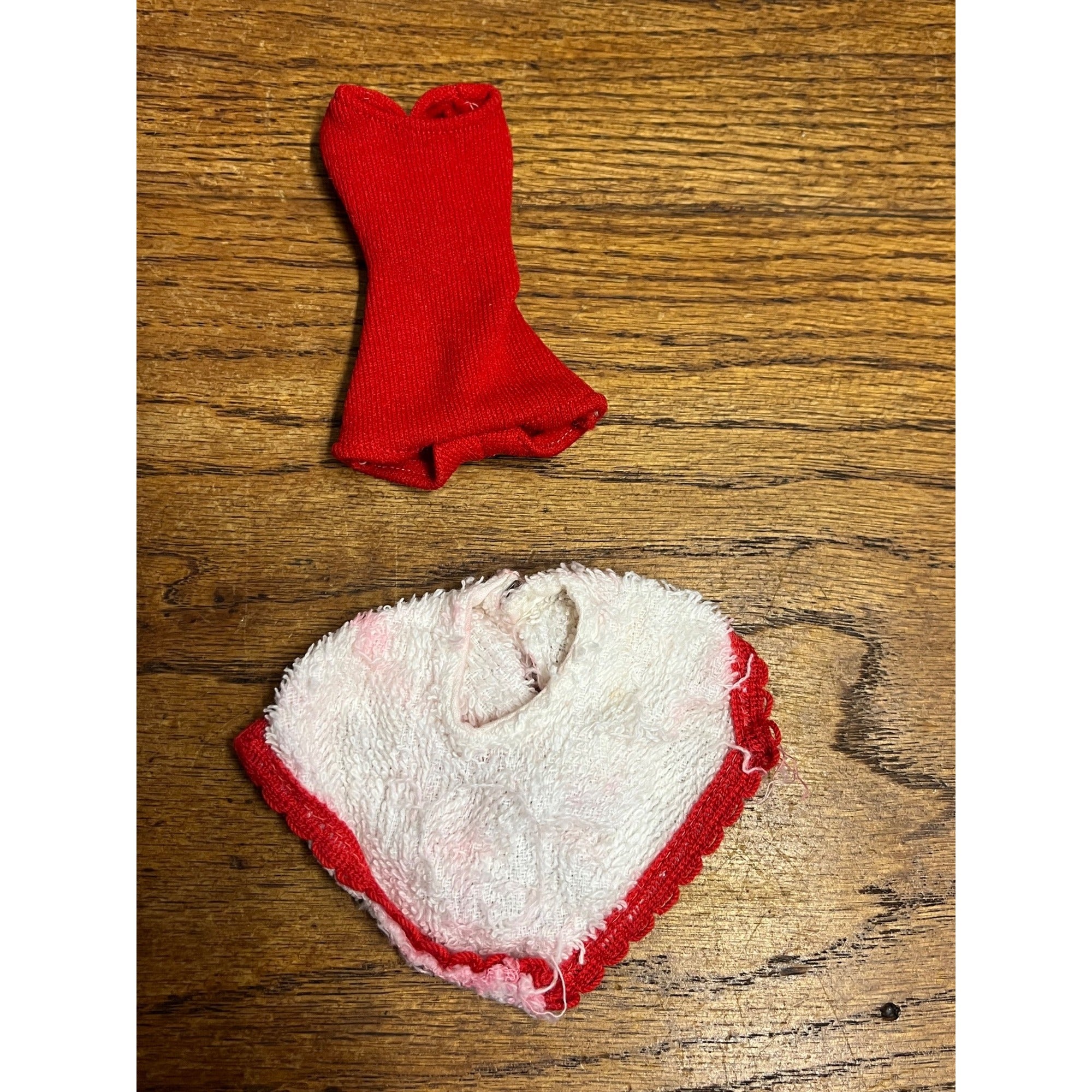 Vintage 1960s Ideal Tammy Doll Family Pepper's Fun in the Sun Swimsuit Red