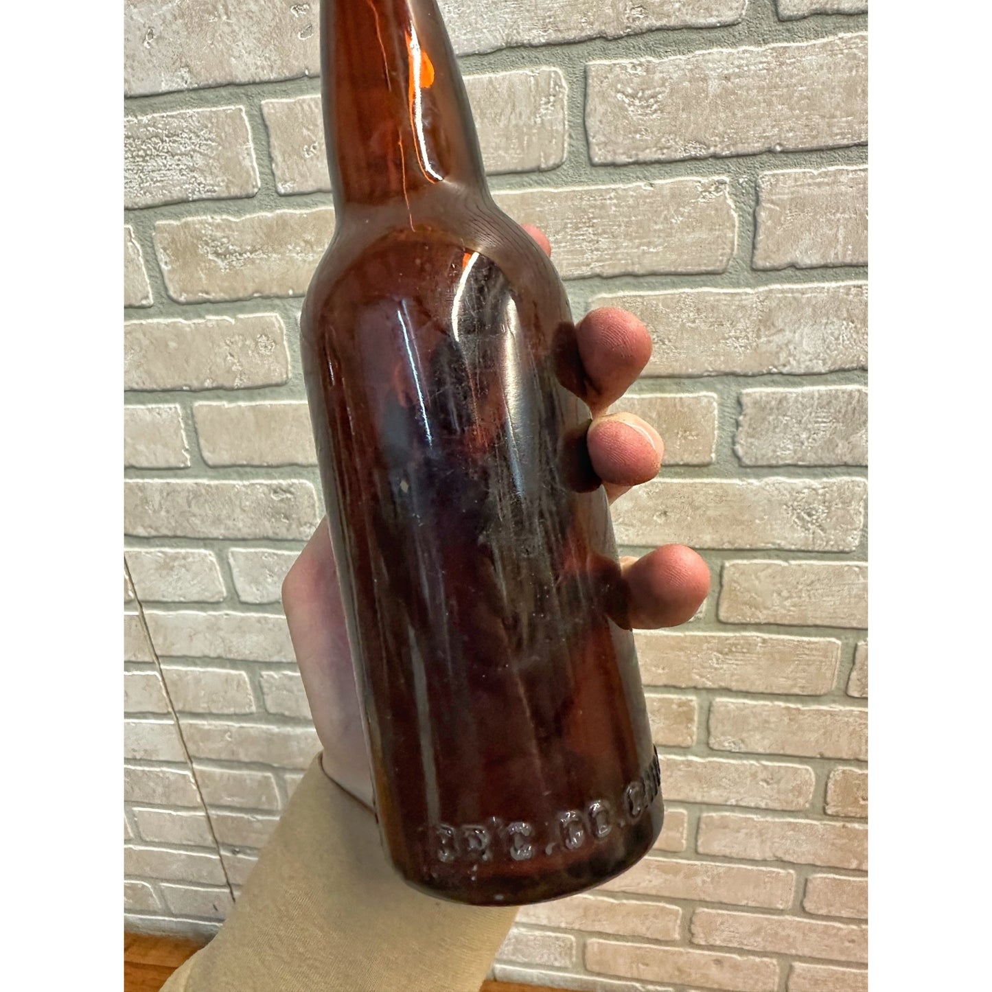 United States Brewing Co. Chicago Beer Bottle 12oz Amber Brown Illinois IL