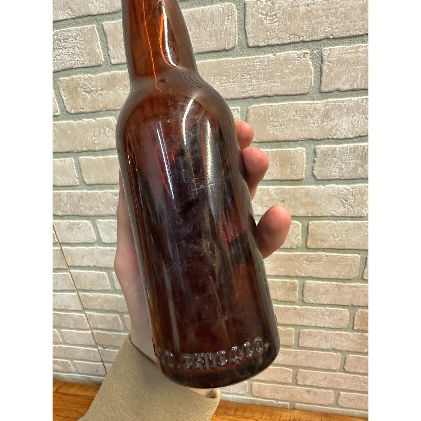 United States Brewing Co. Chicago Beer Bottle 12oz Amber Brown Illinois IL