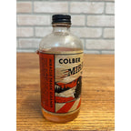 Vintage Colber Miracle Track Cleaner Bottle HO Toy Train Railroad Advertising Graphics!