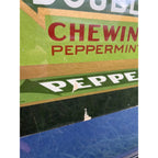 RARE Vintage 1920s Wrigley Gum Advertising Countertop Store Display Sign