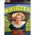 RARE Vintage 1920s Wrigley Gum Advertising Countertop Store Display Sign