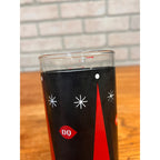Vintage Libbey Holt Howard Atomic Santa Glass Christmas DQ Dairy Queen 12oz