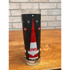 Vintage Libbey Holt Howard Atomic Santa Glass Christmas DQ Dairy Queen 12oz