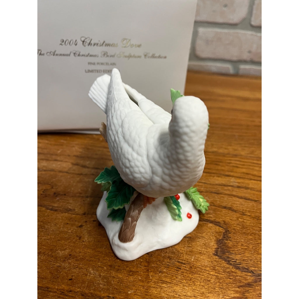 2004 Lenox Christmas Dove Porcelain Figurine Limited Edition w/ Orig. Box