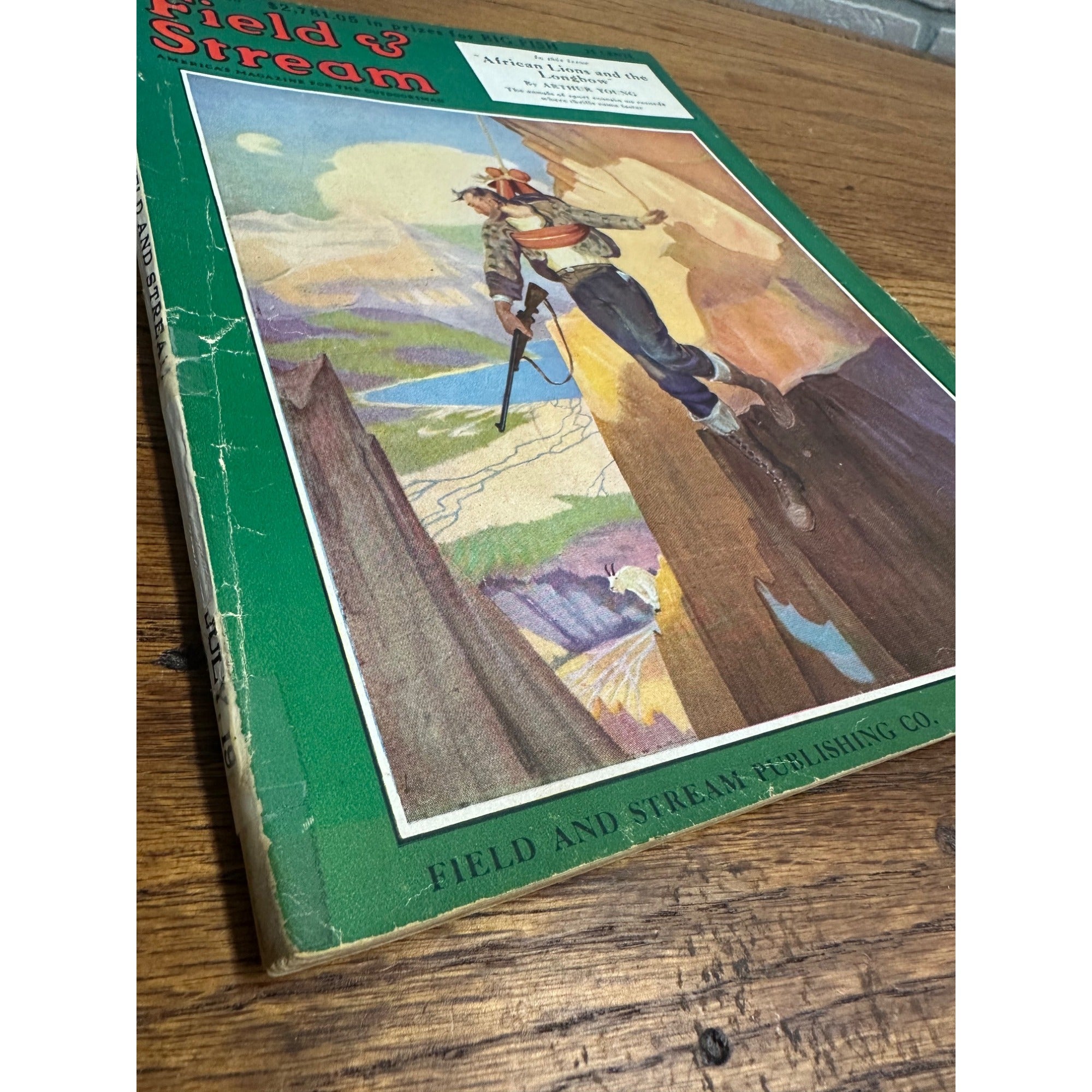 Vintage Field & Stream Outdoorsman Magazine (July 1926) No 3 Hunting Fishing