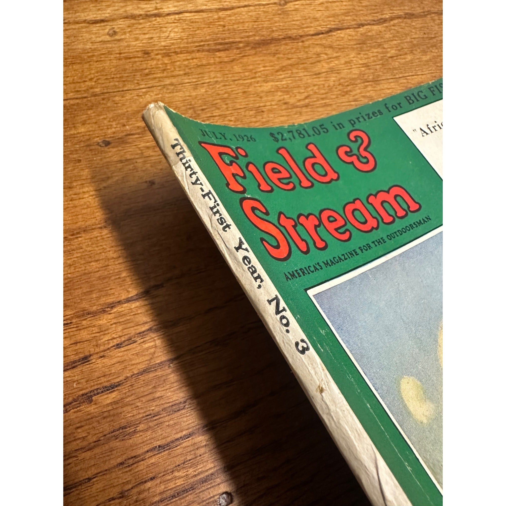 Vintage Field & Stream Outdoorsman Magazine (July 1926) No 3 Hunting Fishing