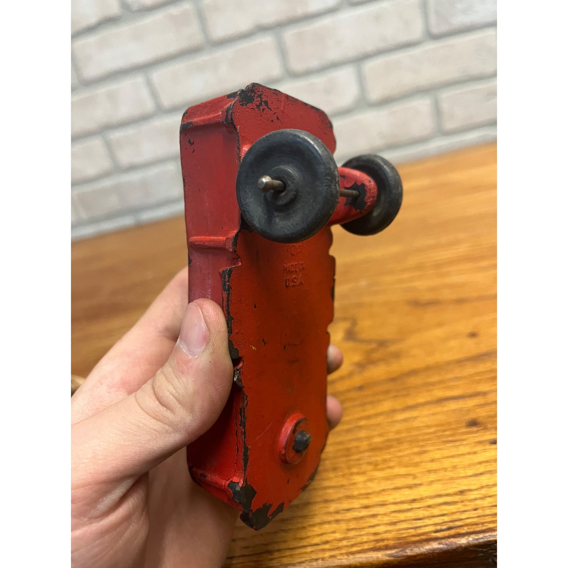 Vintage 1930s Arcor Auburn Rubber Toys Hard Rubber Farm Wagon & Horses Team