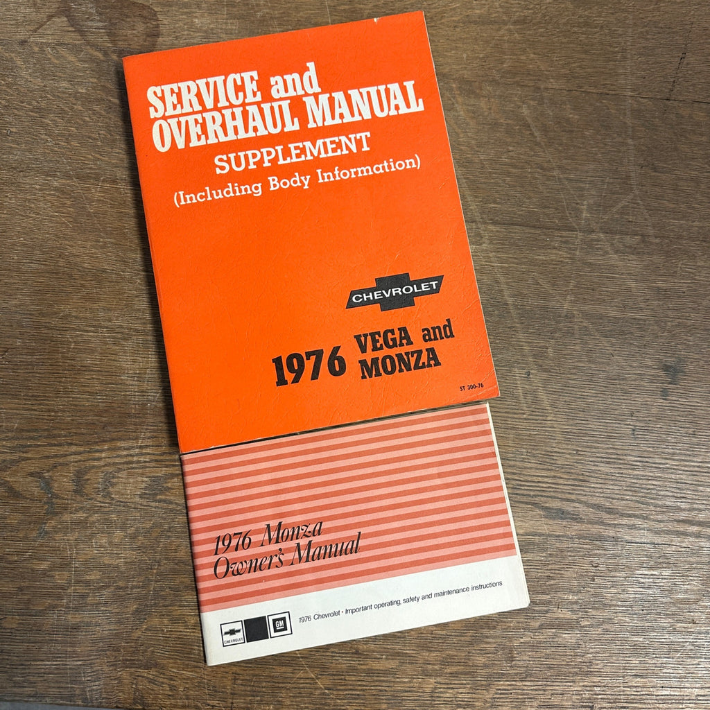 Vintage 1976 Service and Overhaul Manual 1976 Vega Monza Chervolet Chevy