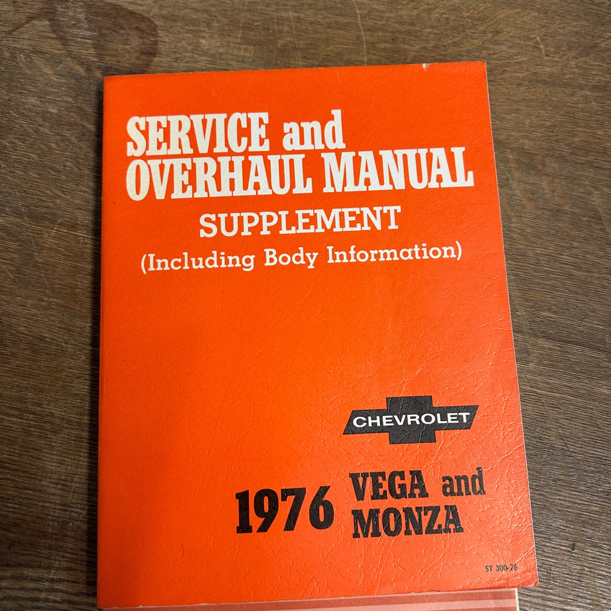Vintage 1976 Service and Overhaul Manual 1976 Vega Monza Chervolet Chevy