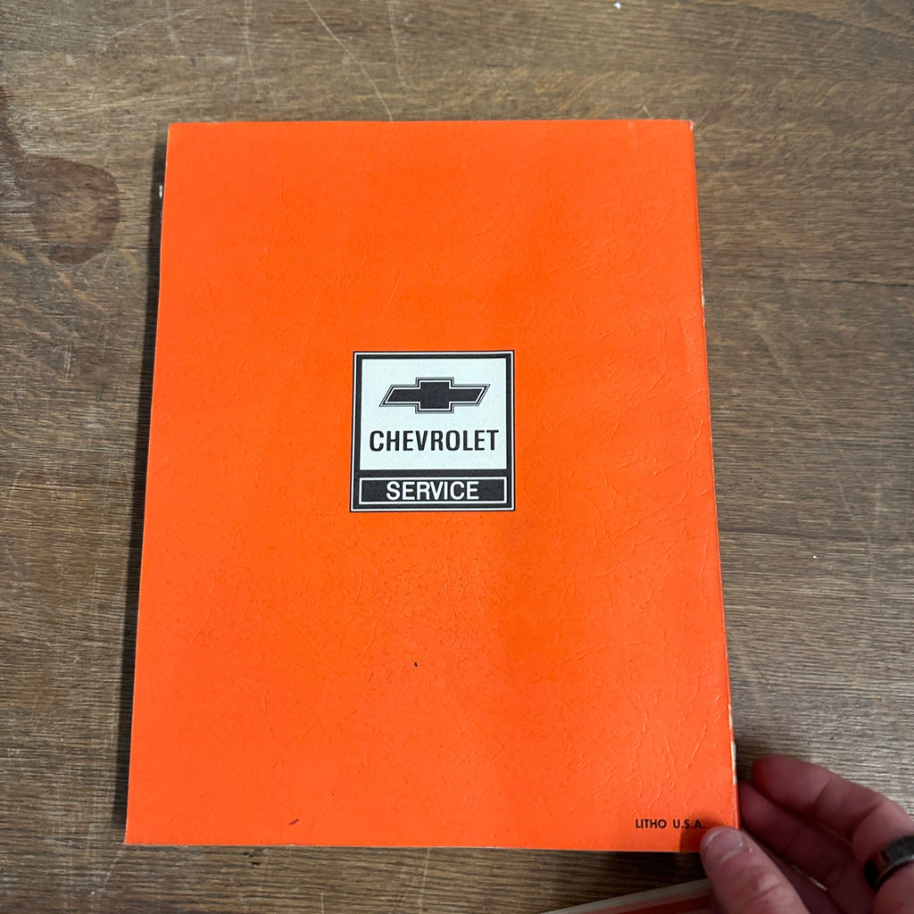 Vintage 1976 Service and Overhaul Manual 1976 Vega Monza Chervolet Chevy