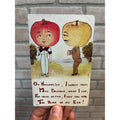 Halloween Aple Head People Romance Poem #862 FA Owen Postcard