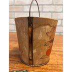 Vintage Nursery Rhyme Child's Sand Toy Pail Edward McCandlish Old Jim Bear etc