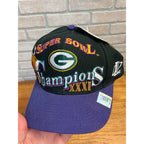 NWT Vintage Green Bay Packers Super Bowl XXXI Champions Hat Logo Snapback