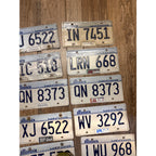 Vintage Large Lot (38) Illinois License Plates 1980s-2000s Land of Lincoln Motto