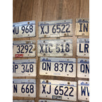 Vintage Large Lot (38) Illinois License Plates 1980s-2000s Land of Lincoln Motto