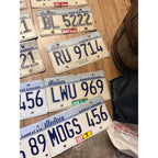 Vintage Large Lot (38) Illinois License Plates 1980s-2000s Land of Lincoln Motto