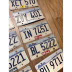 Vintage Large Lot (38) Illinois License Plates 1980s-2000s Land of Lincoln Motto