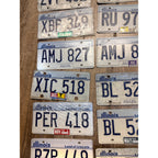 Vintage Large Lot (38) Illinois License Plates 1980s-2000s Land of Lincoln Motto