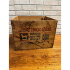 Vintage White Horse Cellar Blended Scotch Whisky Wooden Crate Box Scotland