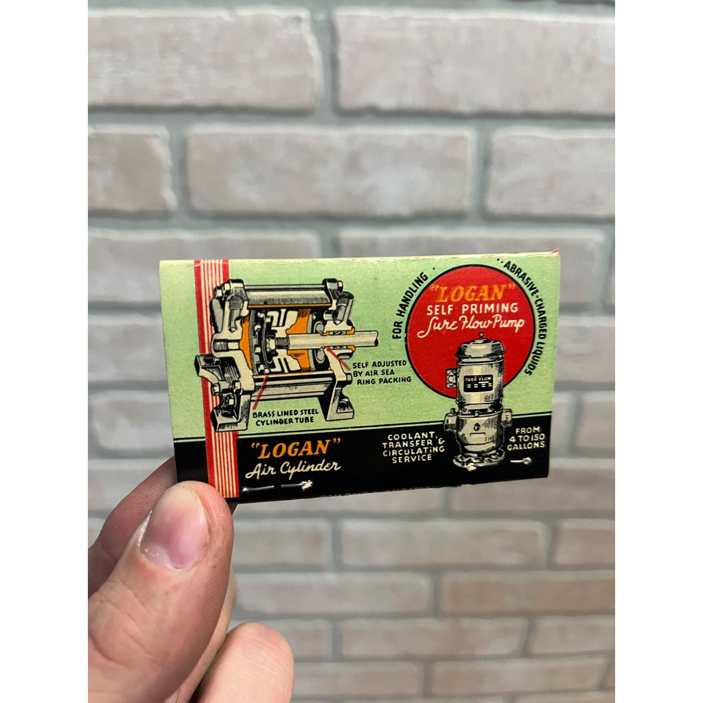 Vintage 1930s American Equipment Co. FULL Matchbook Advertising Detroit MI