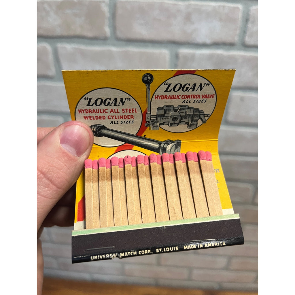 Vintage 1930s American Equipment Co. FULL Matchbook Advertising Detroit MI