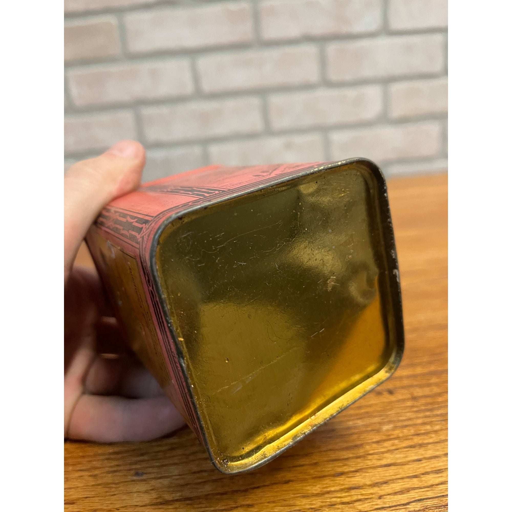 Vintage The S.E. Massengill Co. Pharmacy Apothecary Medicine Tin Pink Druggist