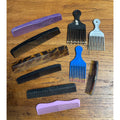 Vintage Lot 80s-90s Plastic Unbreakable Combs Goody Hair Picks Scunci Tupperware