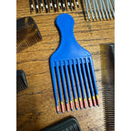 Vintage Lot 80s-90s Plastic Unbreakable Combs Goody Hair Picks Scunci Tupperware