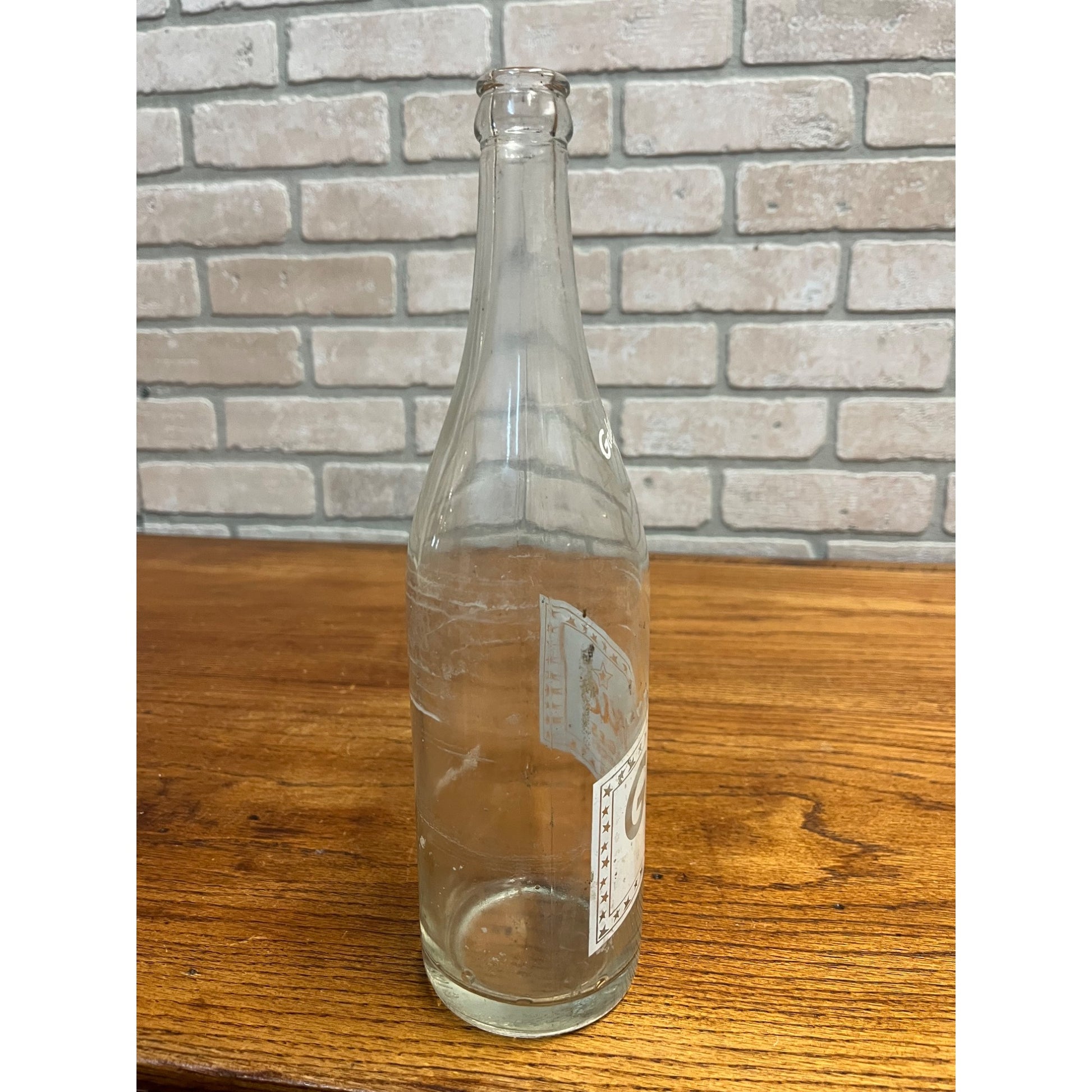 RARE Vintage Galaxie Beverages ACL 24oz Glass Soda Bottle - Wisconsin?