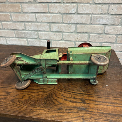 VINTAGE ANTIQUE STRUCTO PRESSED STEEL DUMP TRUCK RIDE ON TOY 1930's KEYSTONE