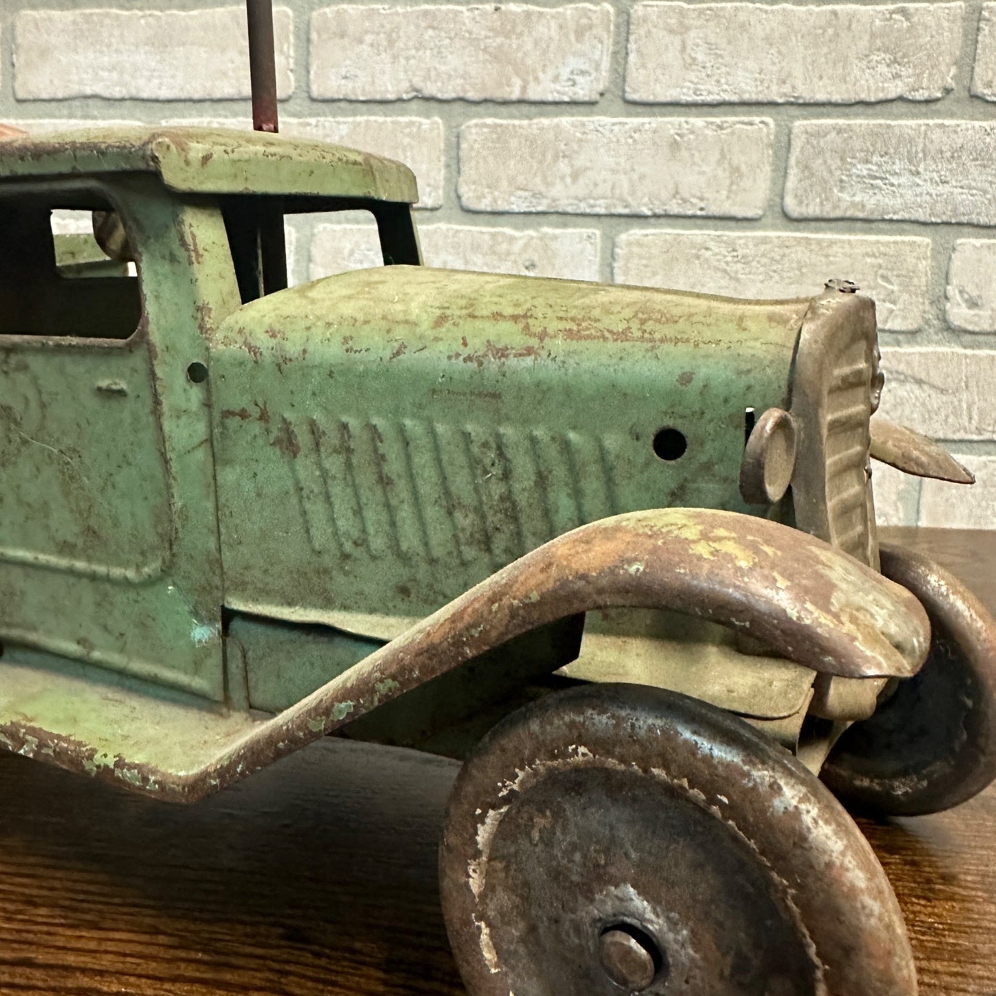 VINTAGE ANTIQUE STRUCTO PRESSED STEEL DUMP TRUCK RIDE ON TOY 1930's KEYSTONE