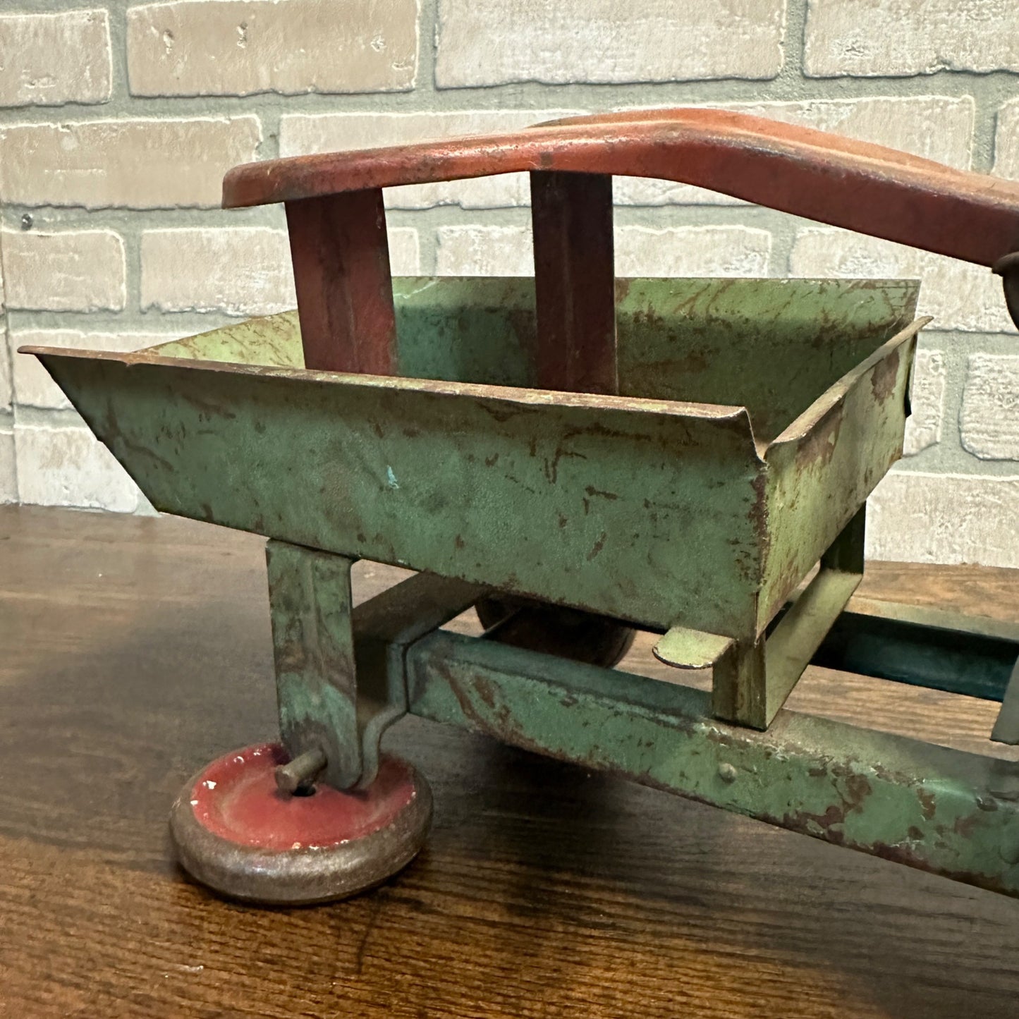 VINTAGE ANTIQUE STRUCTO PRESSED STEEL DUMP TRUCK RIDE ON TOY 1930's KEYSTONE