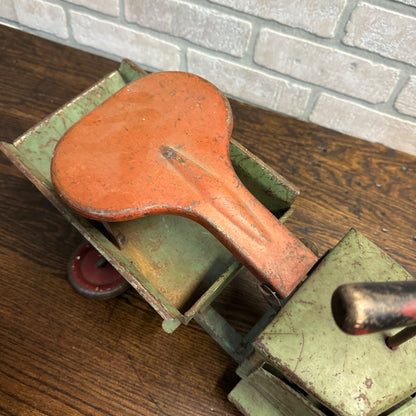 VINTAGE ANTIQUE STRUCTO PRESSED STEEL DUMP TRUCK RIDE ON TOY 1930's KEYSTONE