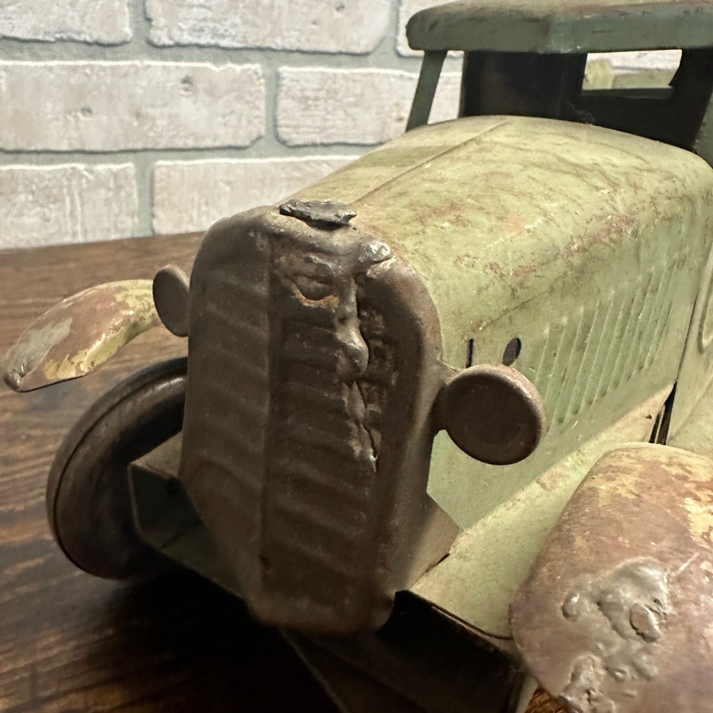 VINTAGE ANTIQUE STRUCTO PRESSED STEEL DUMP TRUCK RIDE ON TOY 1930's KEYSTONE