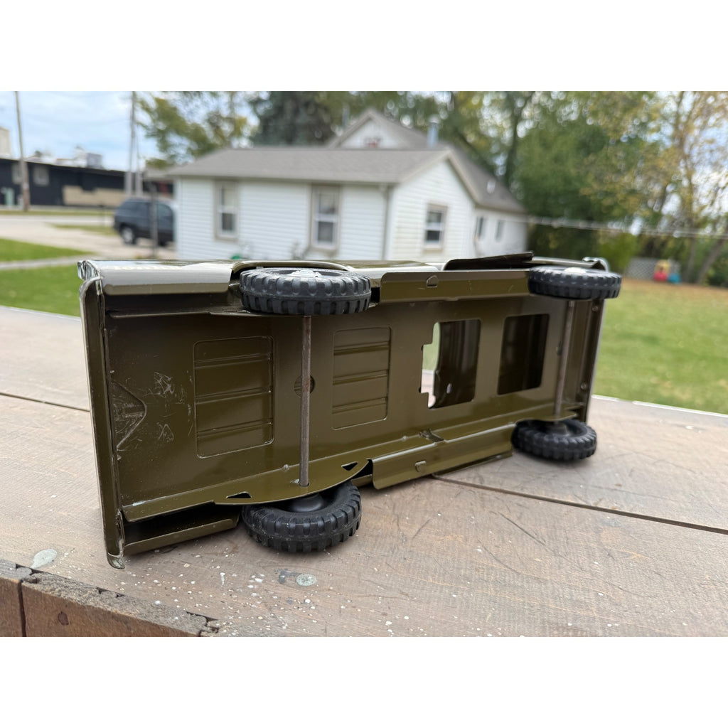 Vintage 1963 Tonka US Army Troop Carrier Truck Pressed Steel Toy