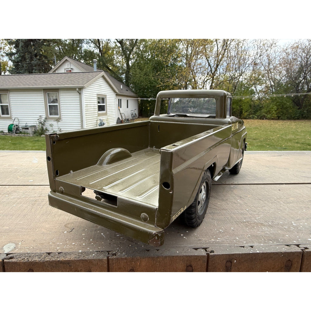 Vintage 1963 Tonka US Army Troop Carrier Truck Pressed Steel Toy