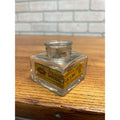 Antique Vintage Glass Ink Well Bottle Diamond Ink Co. Milwaukee w/ Label