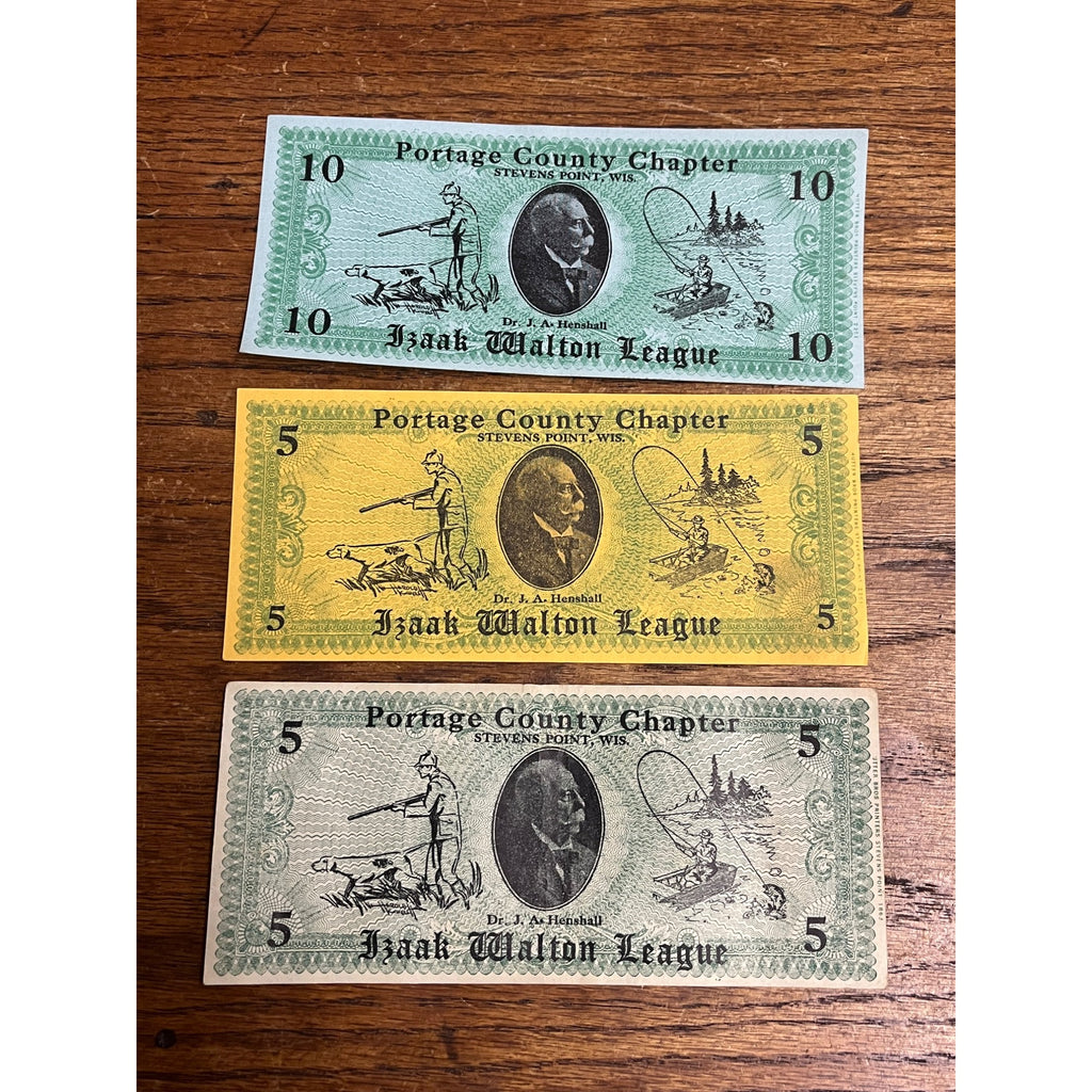 Vintage c1910s Izaak Walton League James Alexander Henshall Advertising Notes