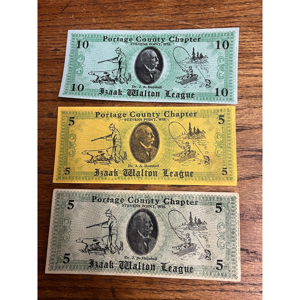 Vintage c1910s Izaak Walton League James Alexander Henshall Advertising Notes