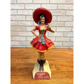 Original Vintage 1950s Miller High Life Beer Girl Plaster Back Bar Statue Sign