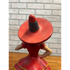 Original Vintage 1950s Miller High Life Beer Girl Plaster Back Bar Statue Sign